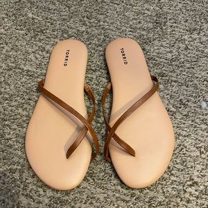 Brown Toe Sandals